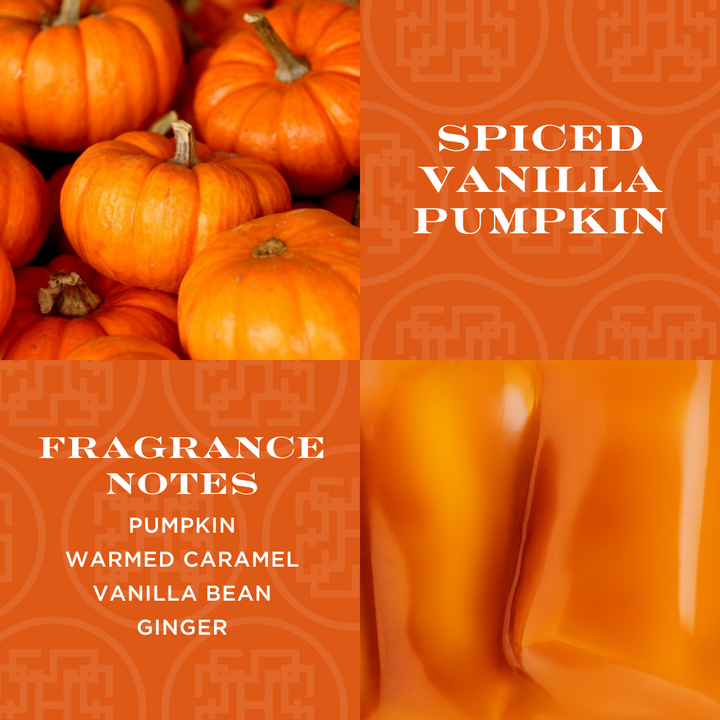 Spiced Vanilla Pumpkin Candle & Reed Diffuser Gift Set