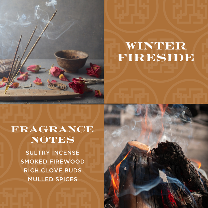 Winter Fireside Set of 4 Diffuser Oil Refills