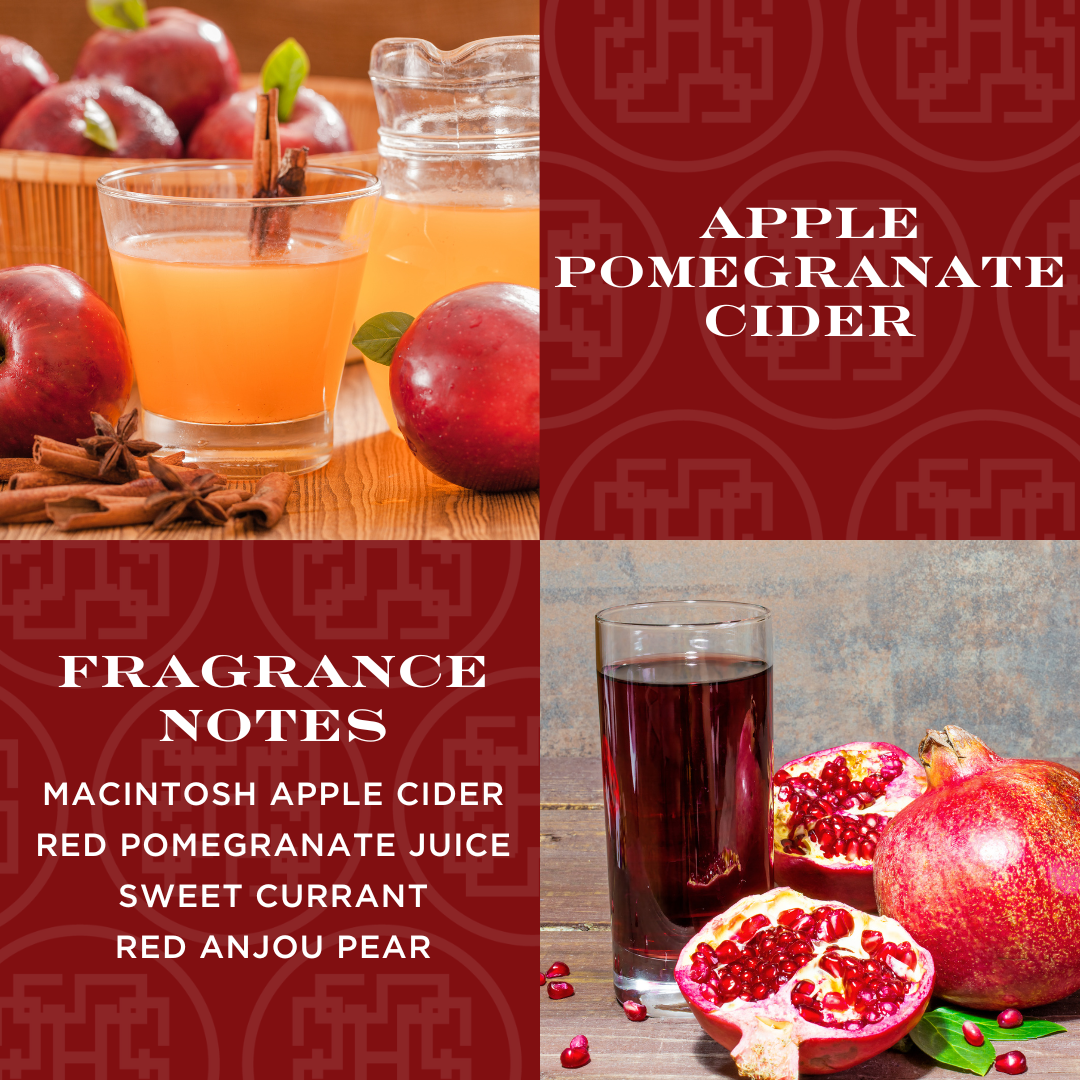 Apple Pomegranate Cider 3-wick Candle