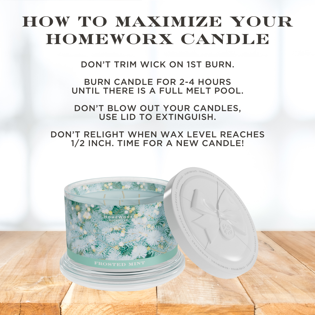 Frosted Mint Candle