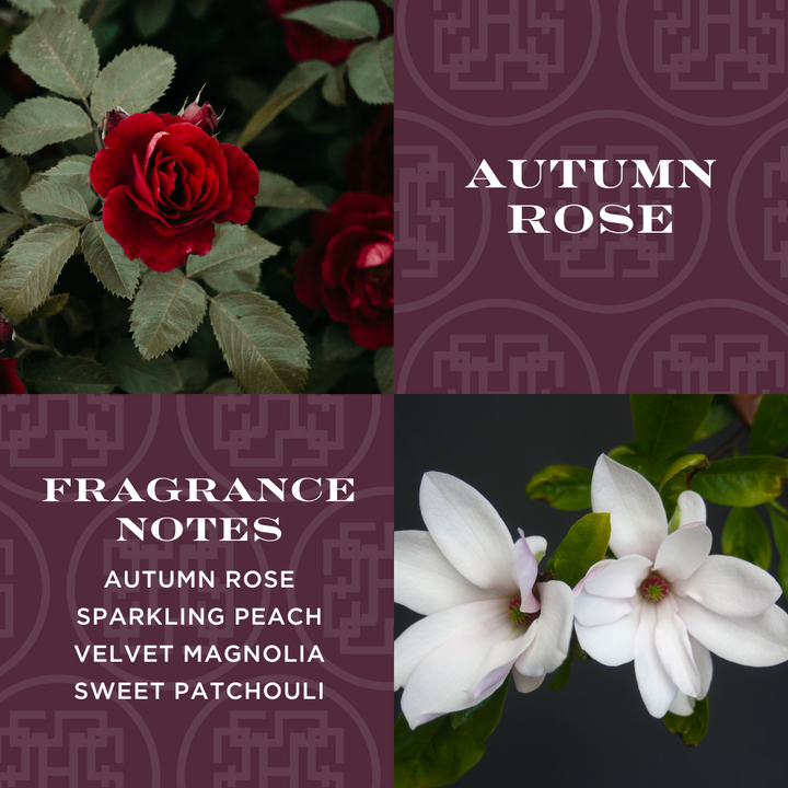 Autumn Rose Candle