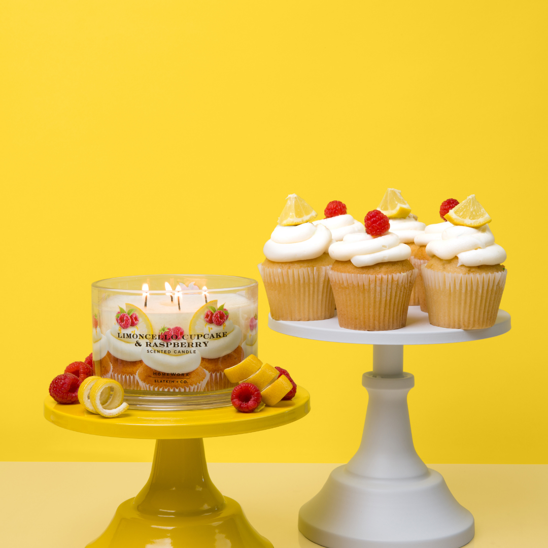 Limoncello Cupcake & Bing Cherry