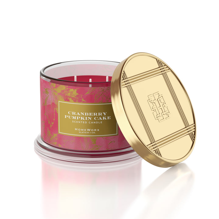 Cranberry Pumpkin Cake 3 Wick Candle