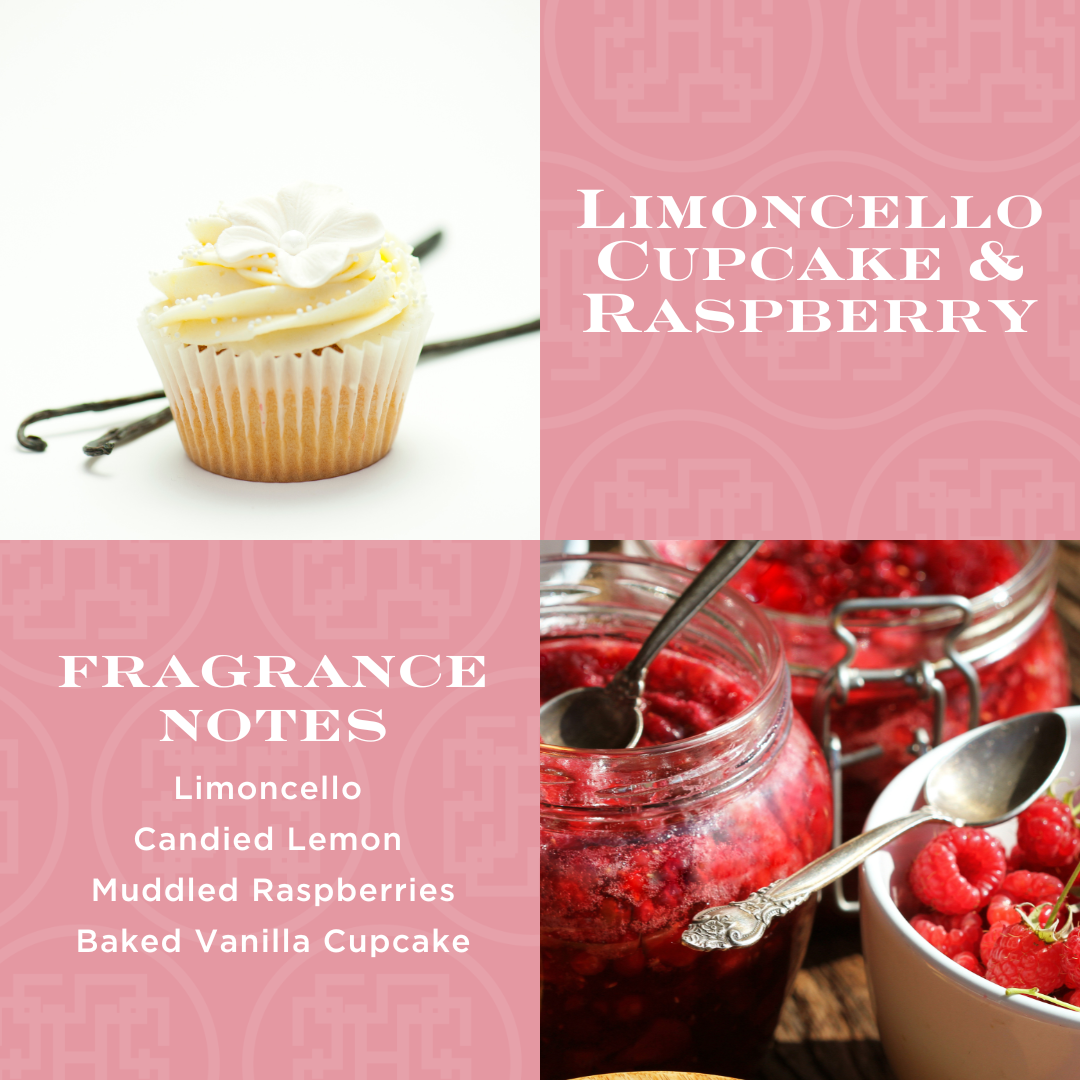 Limoncello Cupcake & Raspberry Candle