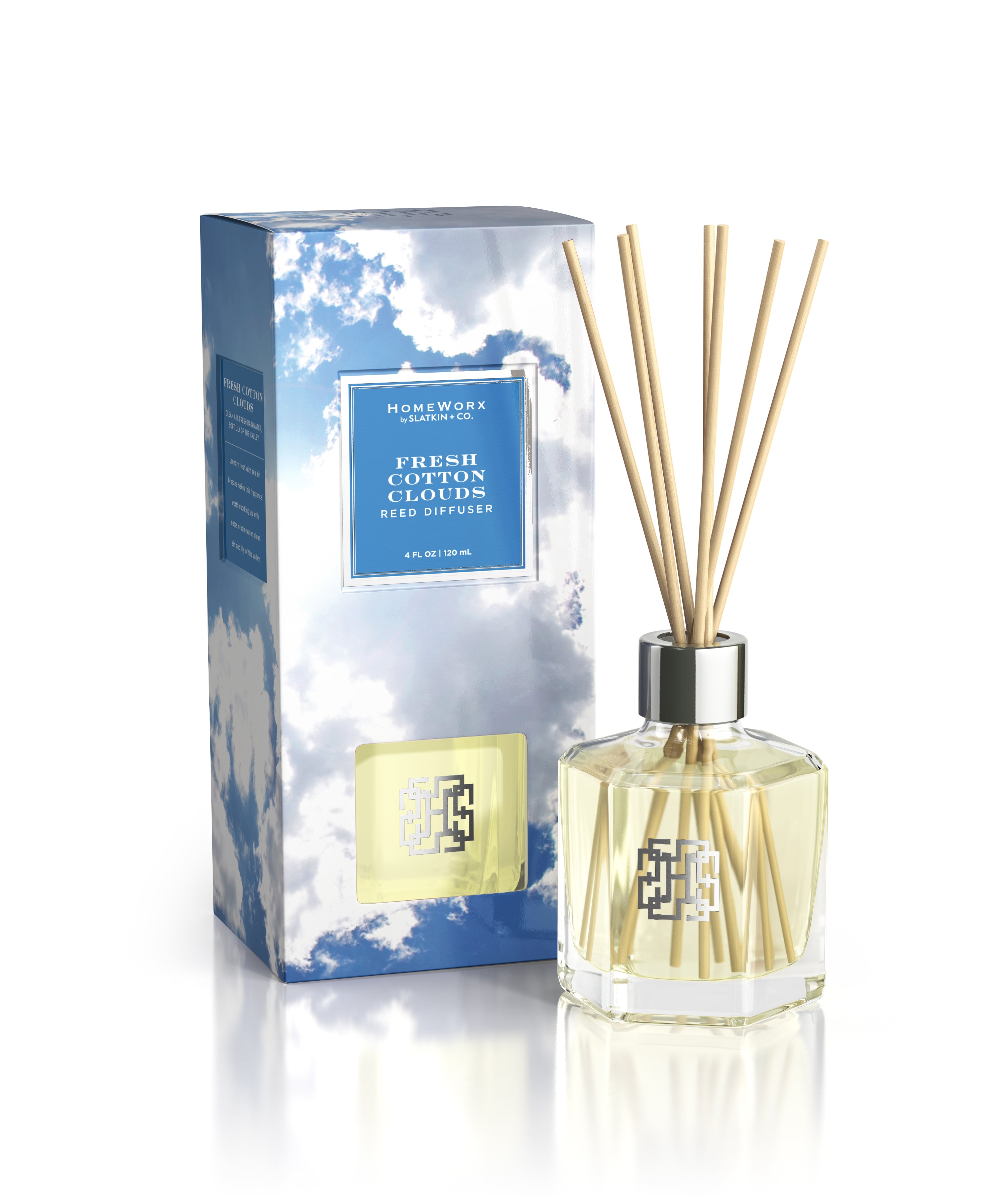 Fresh Cotton Clouds Reed Diffuser Slatkin Co