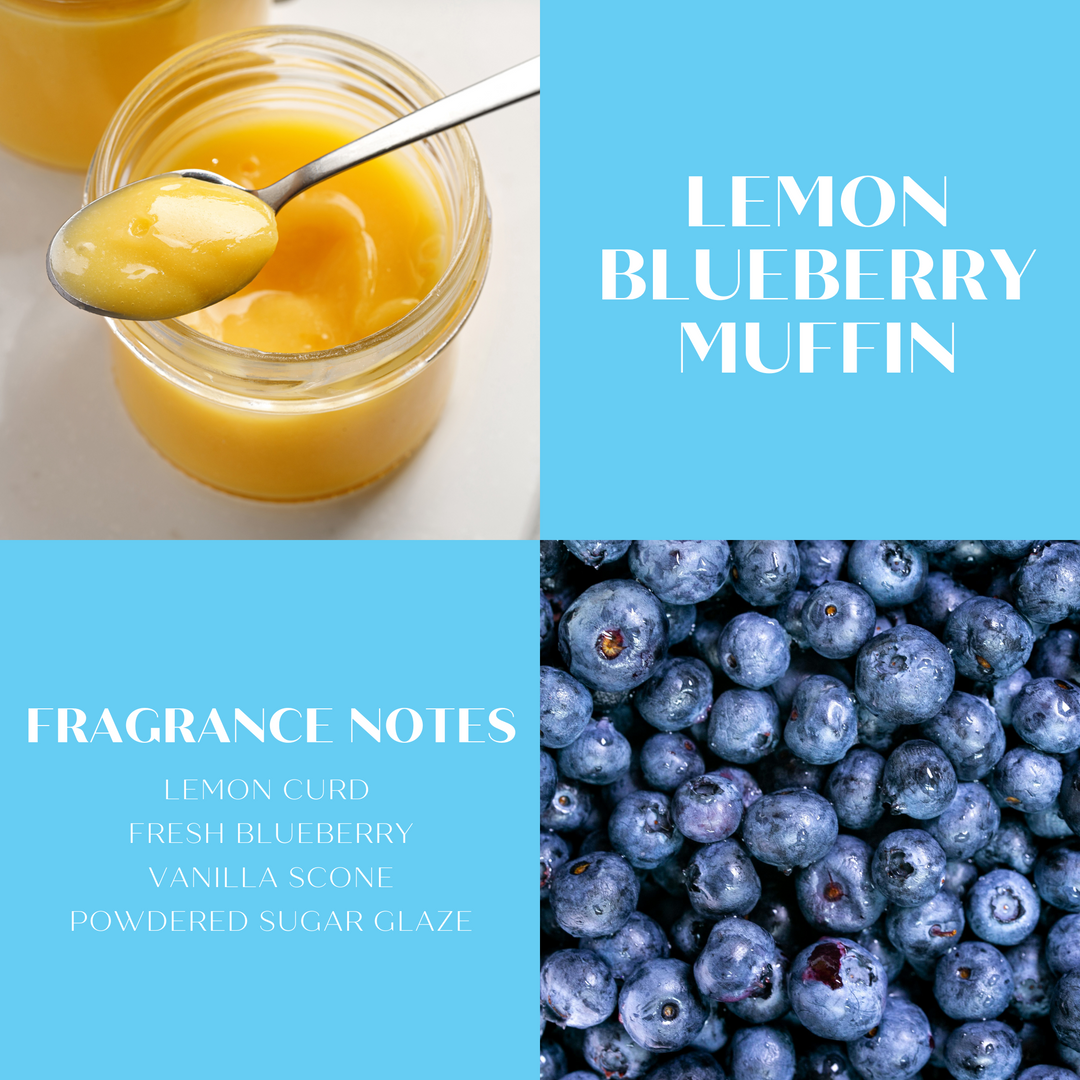 ScentWorx Lemon Blueberry Muffin 3-Wick Candle