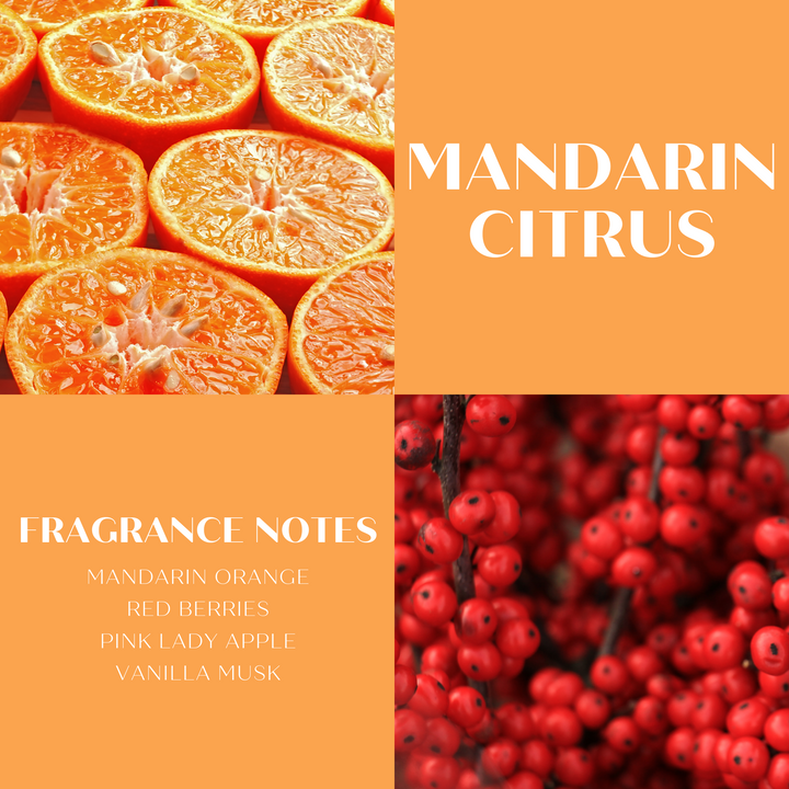 ScentWorx Mandarin Citrus 3-Wick Candle