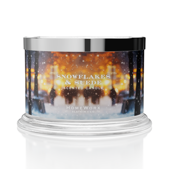 Snowflakes & Suede Candle