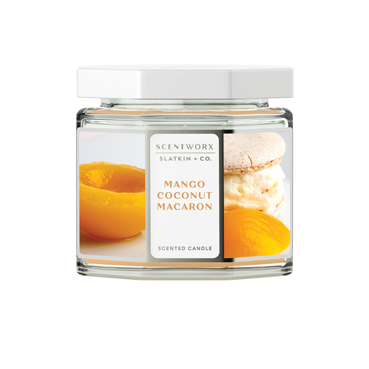 ScentWorx Mango Coconut Macaron 3-Wick Candle