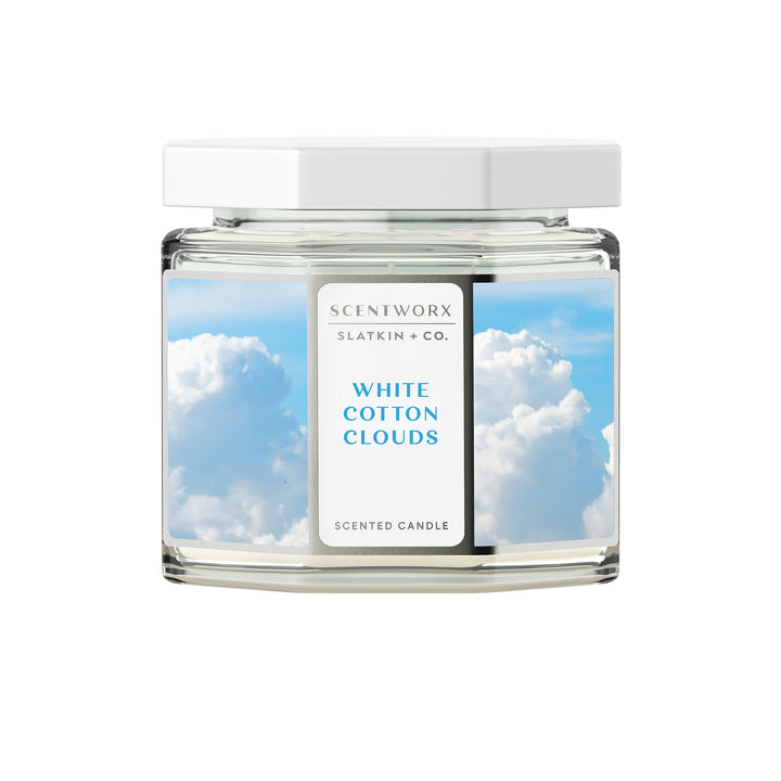 ScentWorx White Cotton Clouds 3-Wick Candle