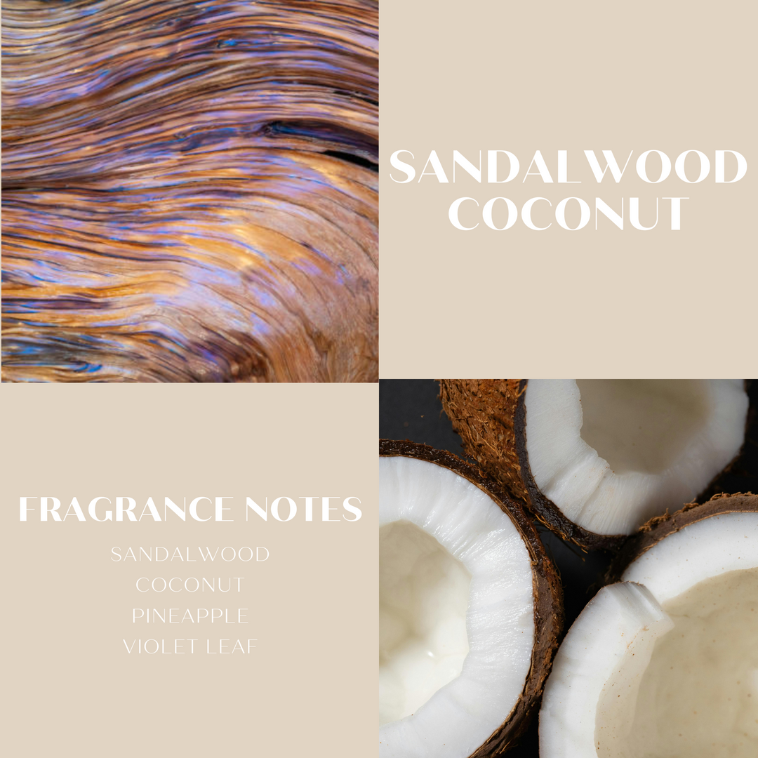 ScentWorx Sandalwood Coconut 3-Wick Candle