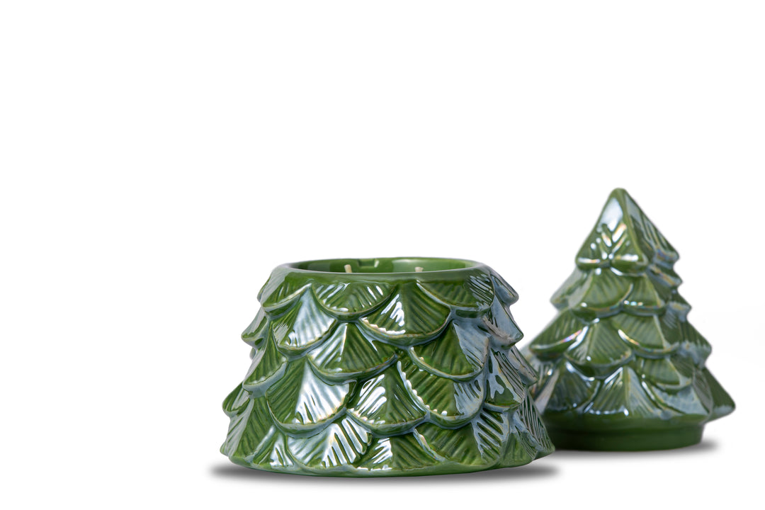 Set of 3 Ceramic Christmas Trees